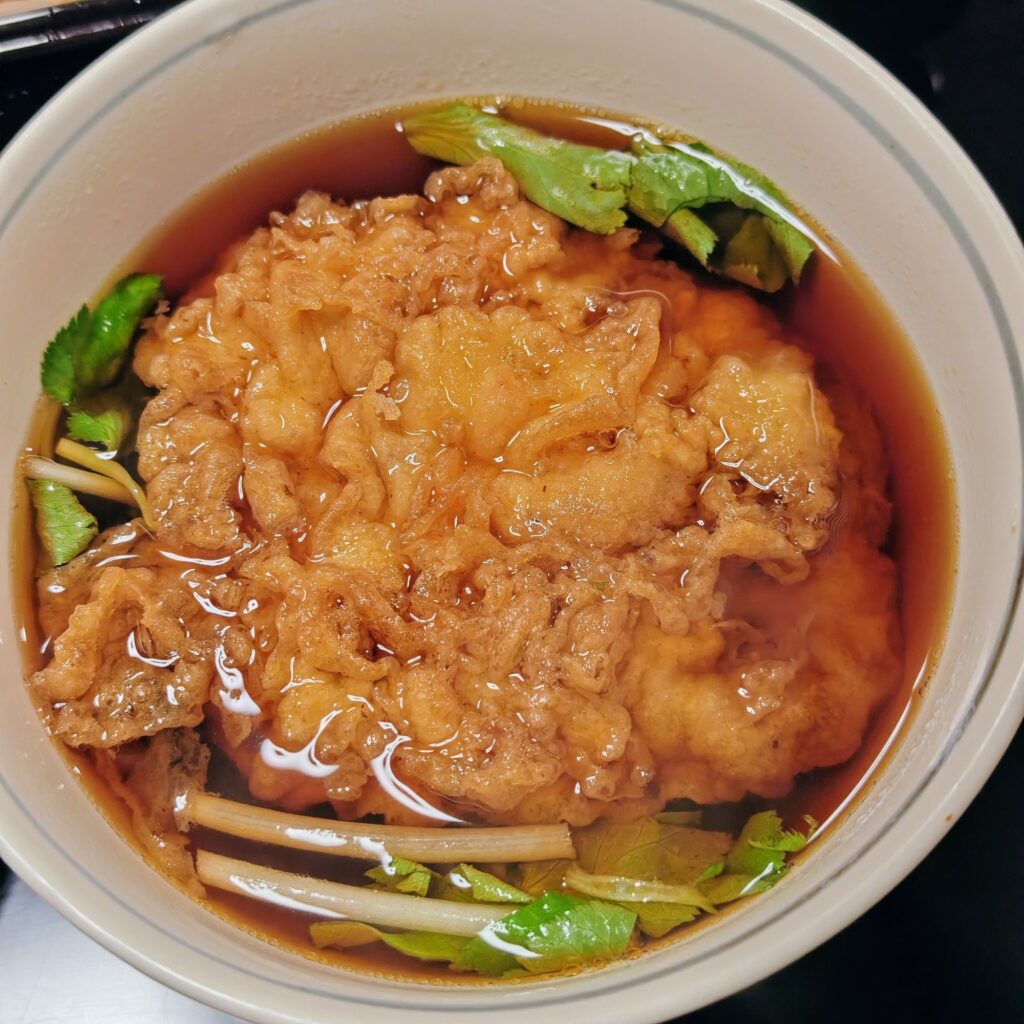 室町砂場 赤坂店の天ざる(さらしな粉)