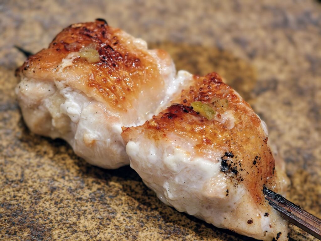 代々木上原「焼鳥 弥栄」のだきみ