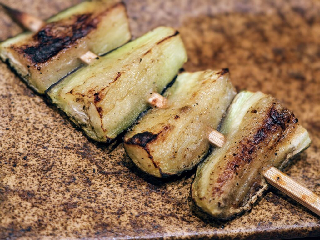 代々木上原「焼鳥 弥栄」の茄子