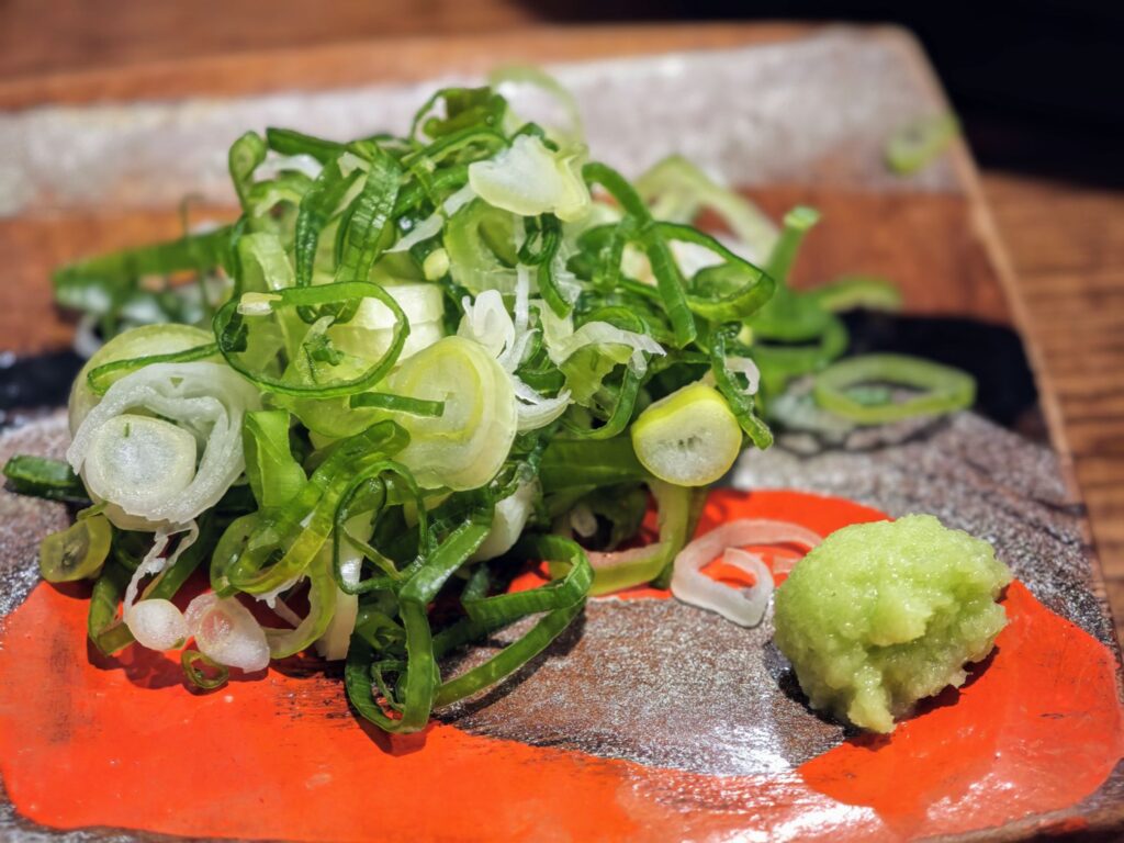 千歳烏山「東白庵かりべ」の薬味