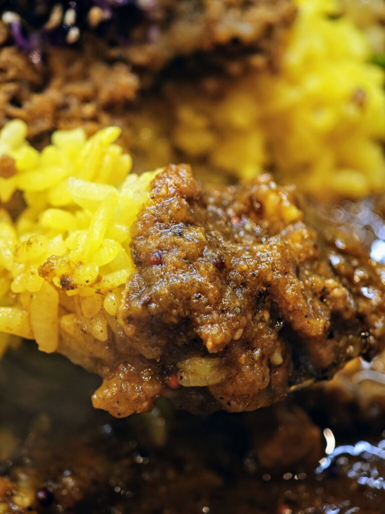 高円寺「スパイスカレー青藍」のカレーZ定食2種盛り